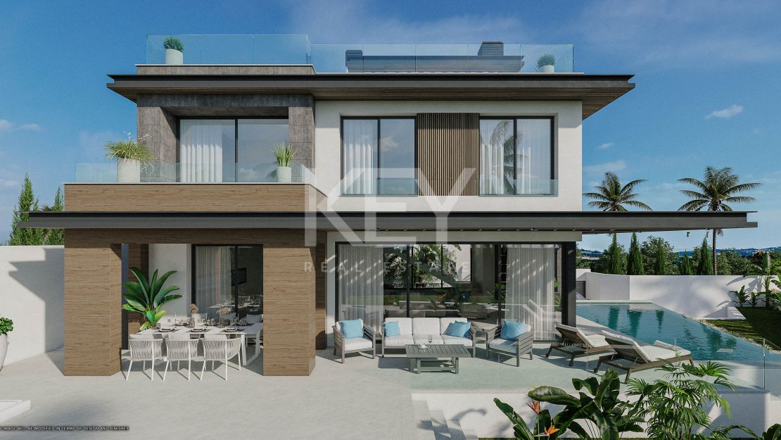 Unique collection of luxury villas for sale in a gated community in Cala de Mijas