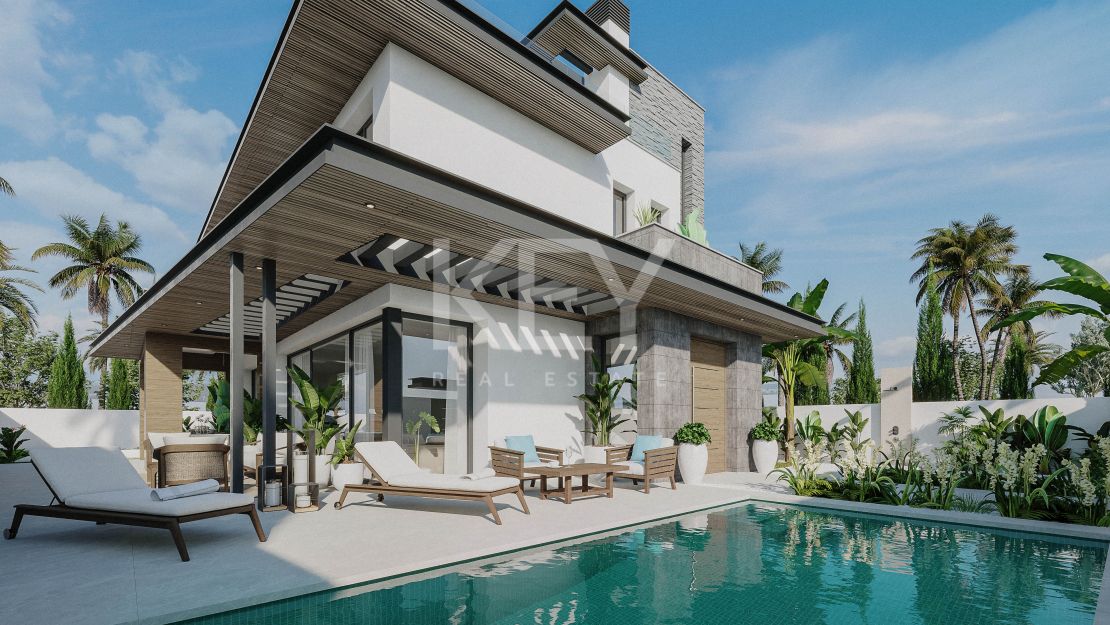 Unique collection of luxury villas for sale in a gated community in Cala de Mijas