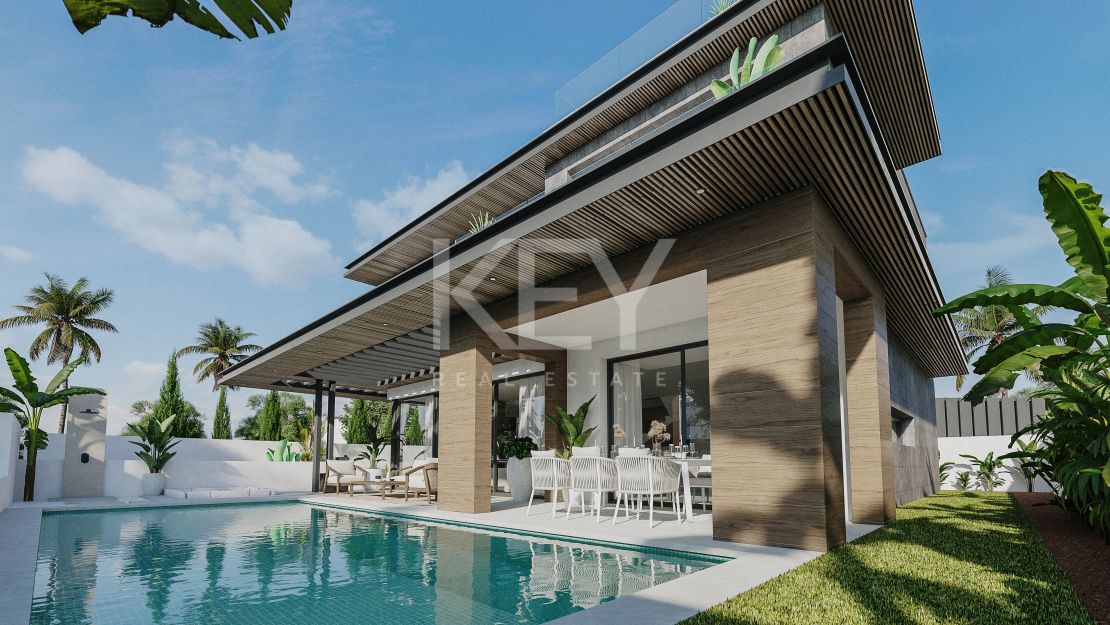 Unique collection of luxury villas for sale in a gated community in Cala de Mijas