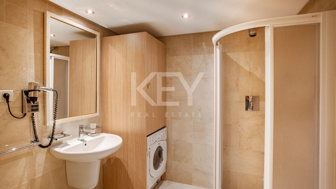 Stunning front line beach luxury penthouse in Kempinski resort for sale on the New Golden Mile, Marbella