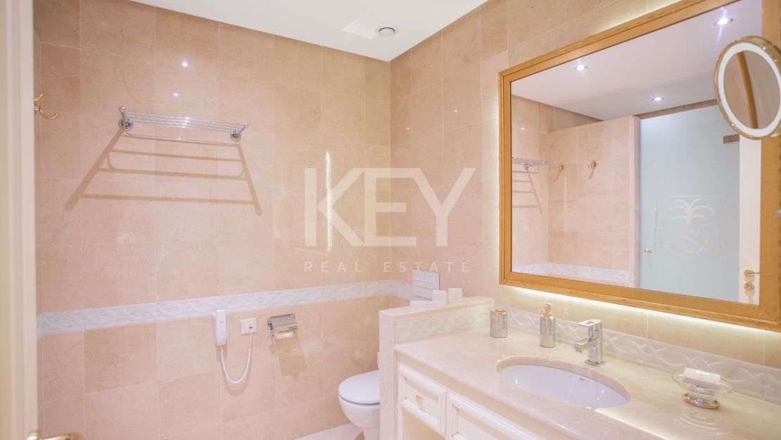 Stunning front line beach luxury penthouse in Kempinski resort for sale on the New Golden Mile, Marbella