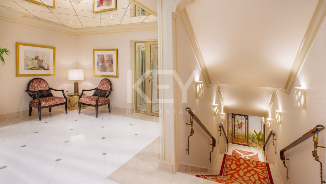 Stunning front line beach luxury penthouse in Kempinski resort for sale on the New Golden Mile, Marbella