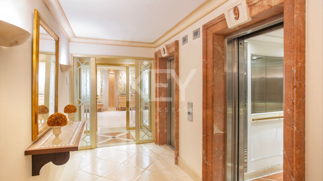 Stunning front line beach luxury penthouse in Kempinski resort for sale on the New Golden Mile, Marbella