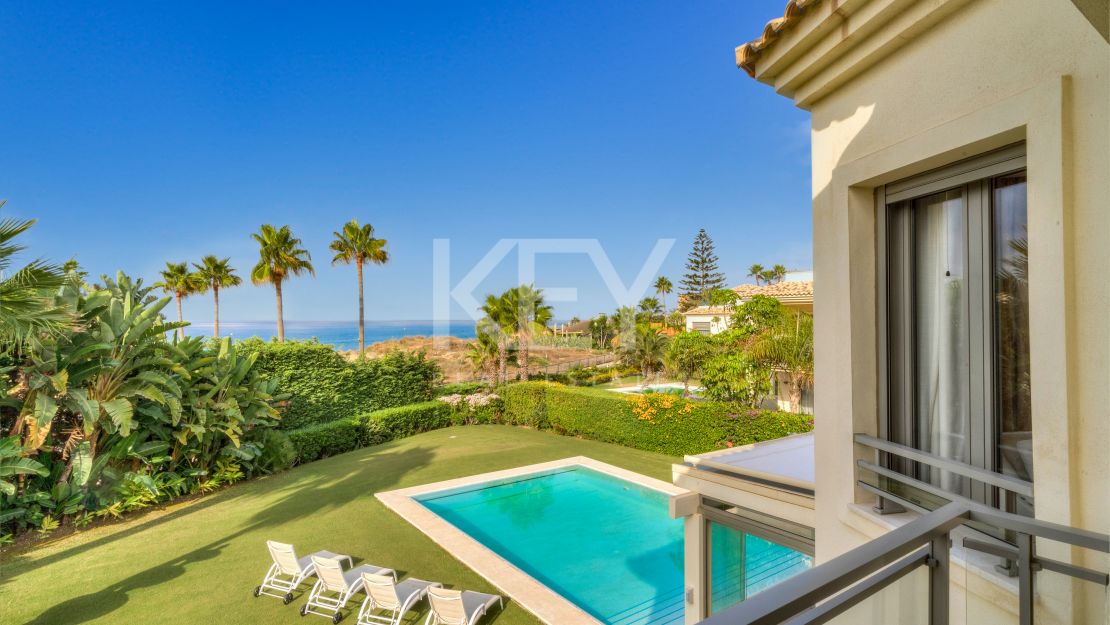 Stunning frontline beach villa for sale in Marbella East