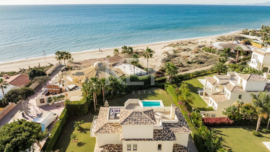 Stunning frontline beach villa for sale in Marbella East