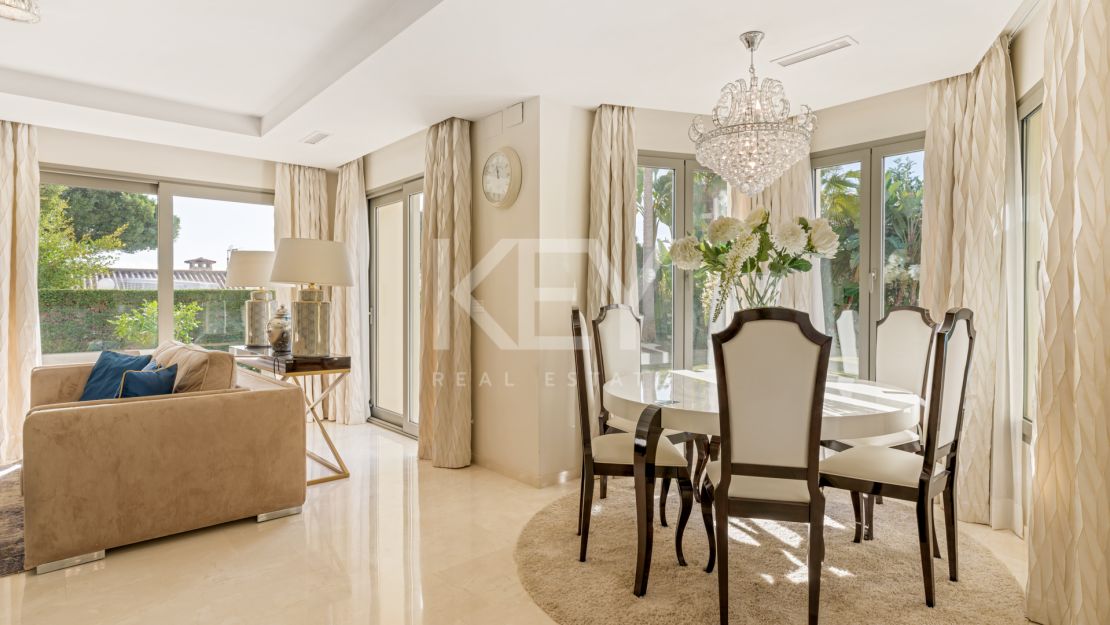 Stunning frontline beach villa for sale in Marbella East
