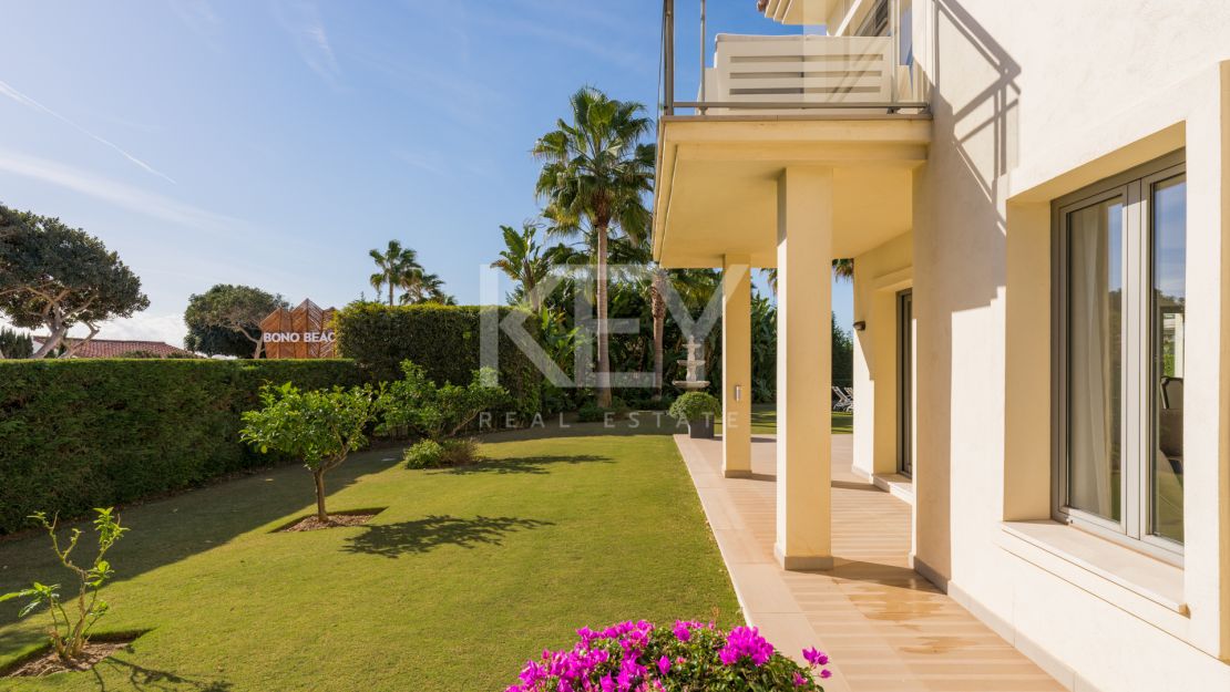 Stunning frontline beach villa for sale in Marbella East