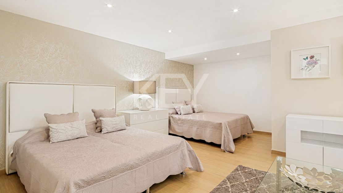 Stunning frontline beach villa for sale in Marbella East