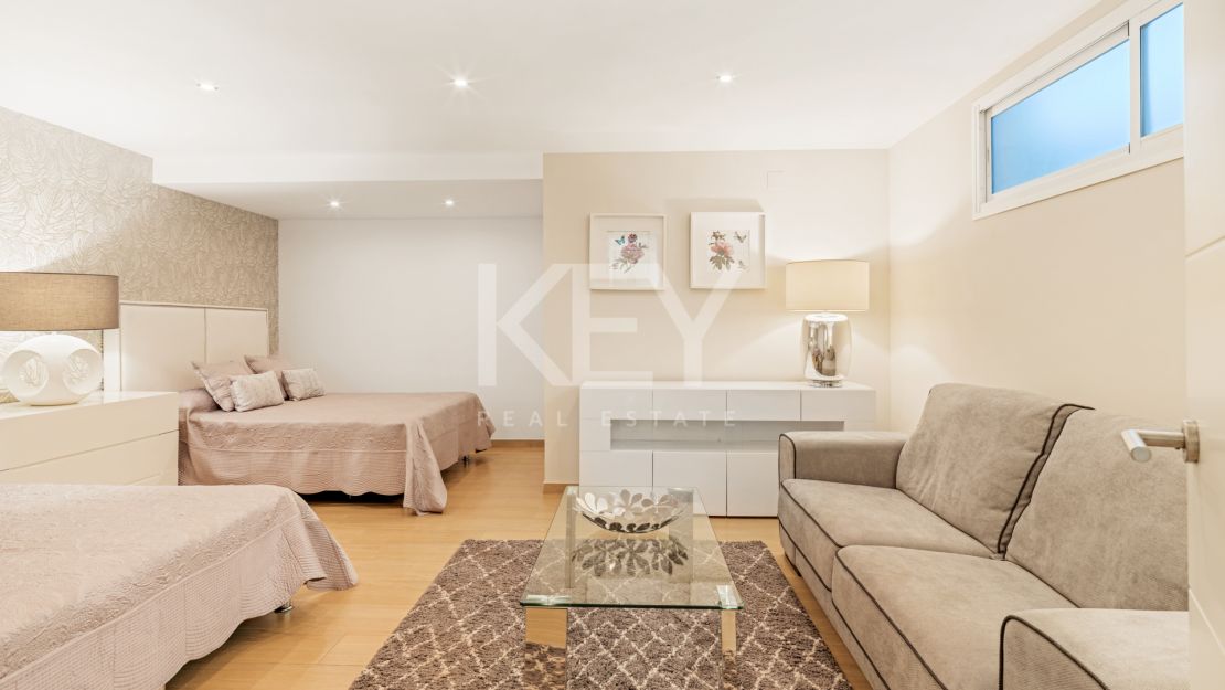 Stunning frontline beach villa for sale in Marbella East