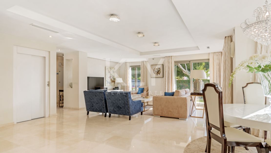 Stunning frontline beach villa for sale in Marbella East