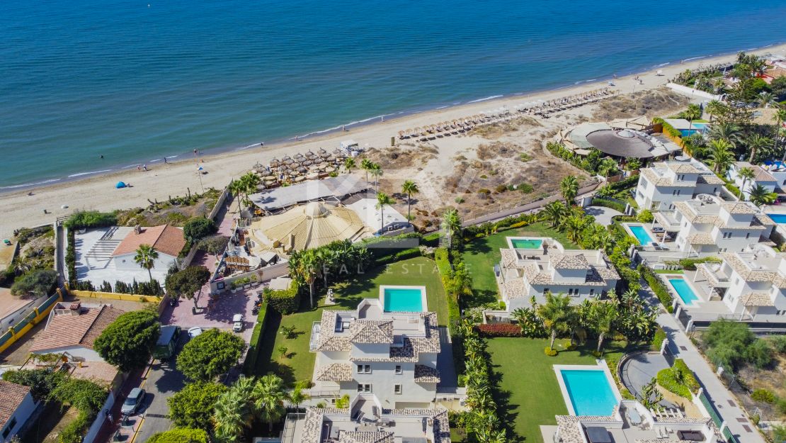 Stunning frontline beach villa for sale in Marbella East