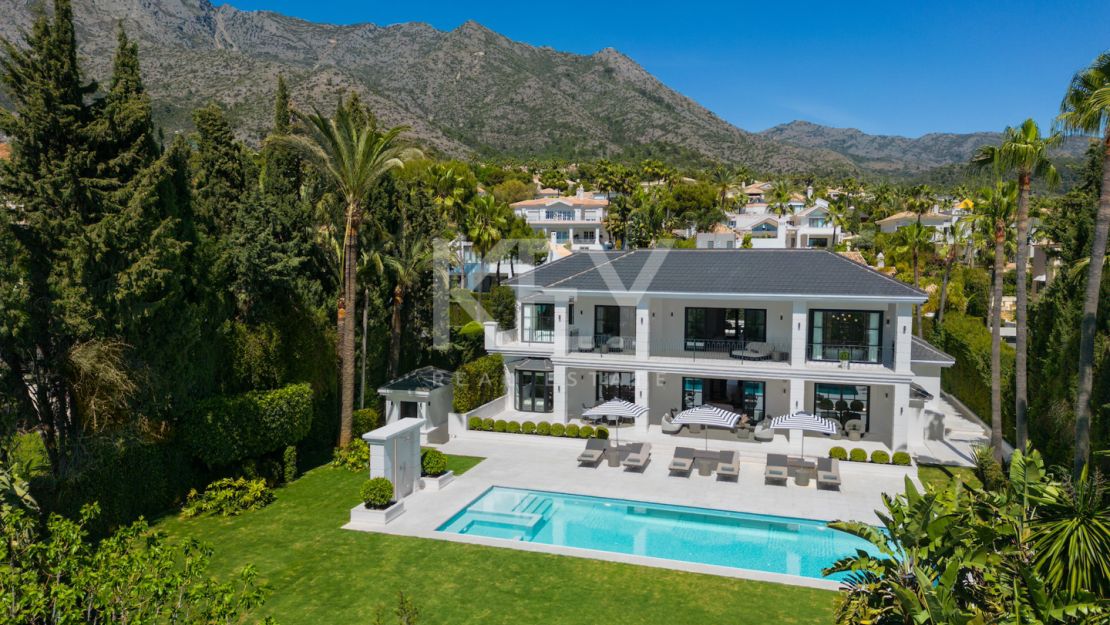 Preciosa villa en venta en la mejor ubicación de Sierra Blanca, Marbella
