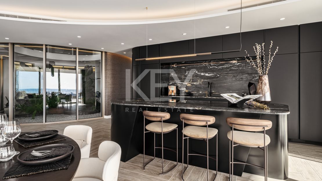 Роскошные и современные апартаменты на первом этаже на продажу в Бенаависе