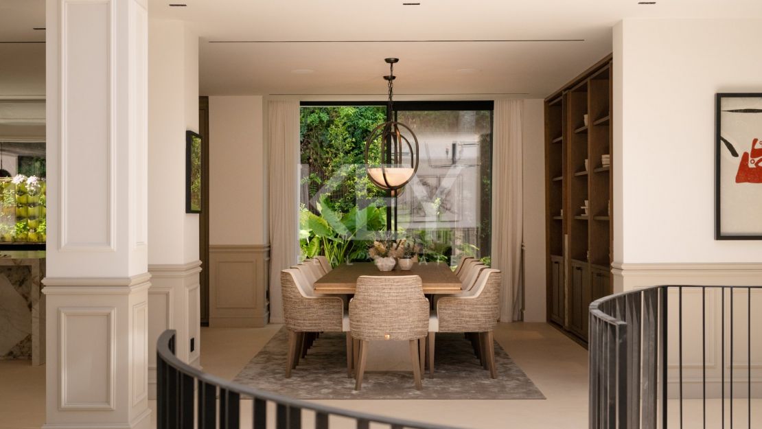 Уникальная вилла в тропическом стиле с потрясающим внутренним SPA и бассейном в Нуэва Андалусия, Марбелья