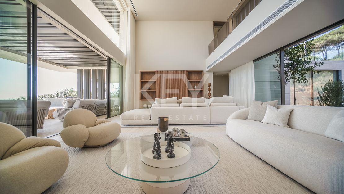 New modern villa ready to move in for sale in La Reserva, Sotogrande