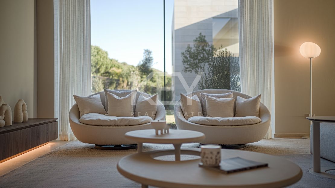 New modern villa ready to move in for sale in La Reserva, Sotogrande
