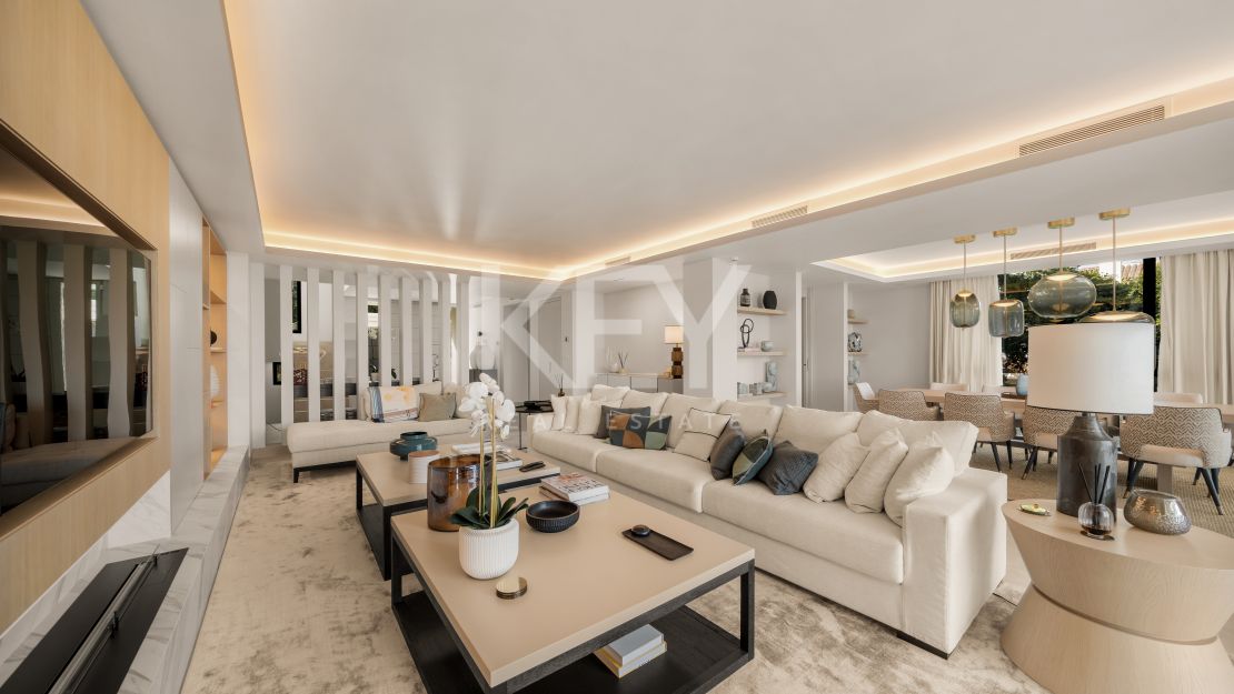 Contemporary Mediterranean Villa with Private Pool and Landscaped Gardens in El Paraíso