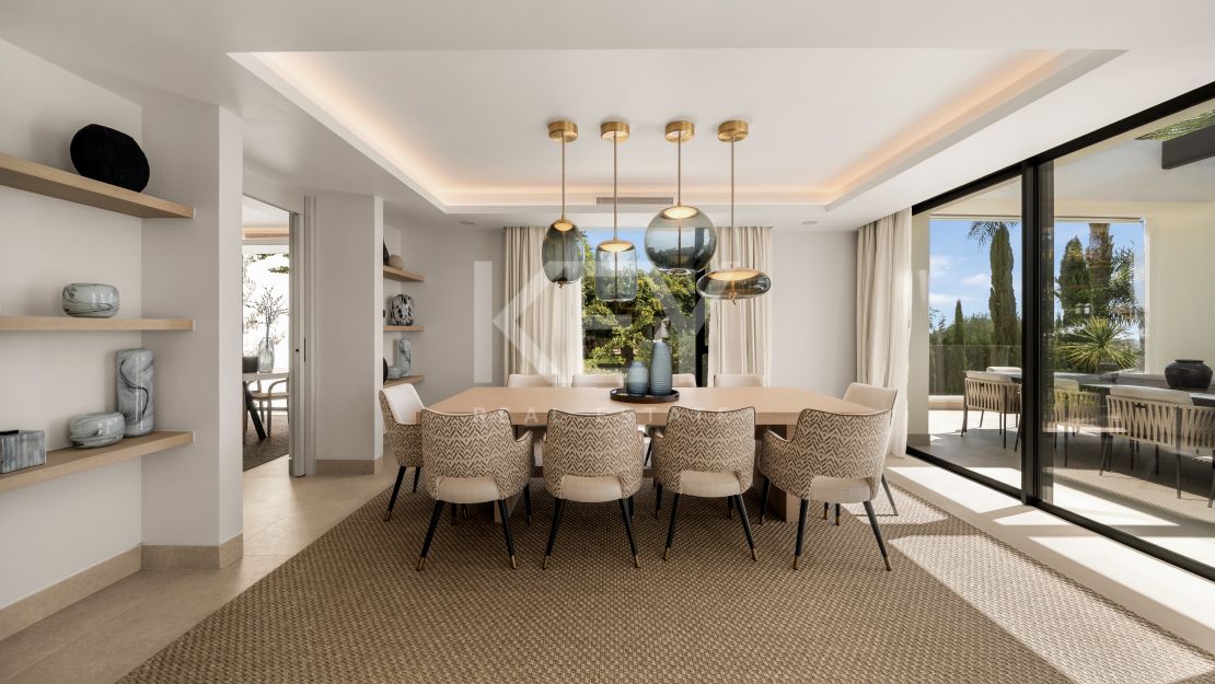 Contemporary Mediterranean Villa with Private Pool and Landscaped Gardens in El Paraíso