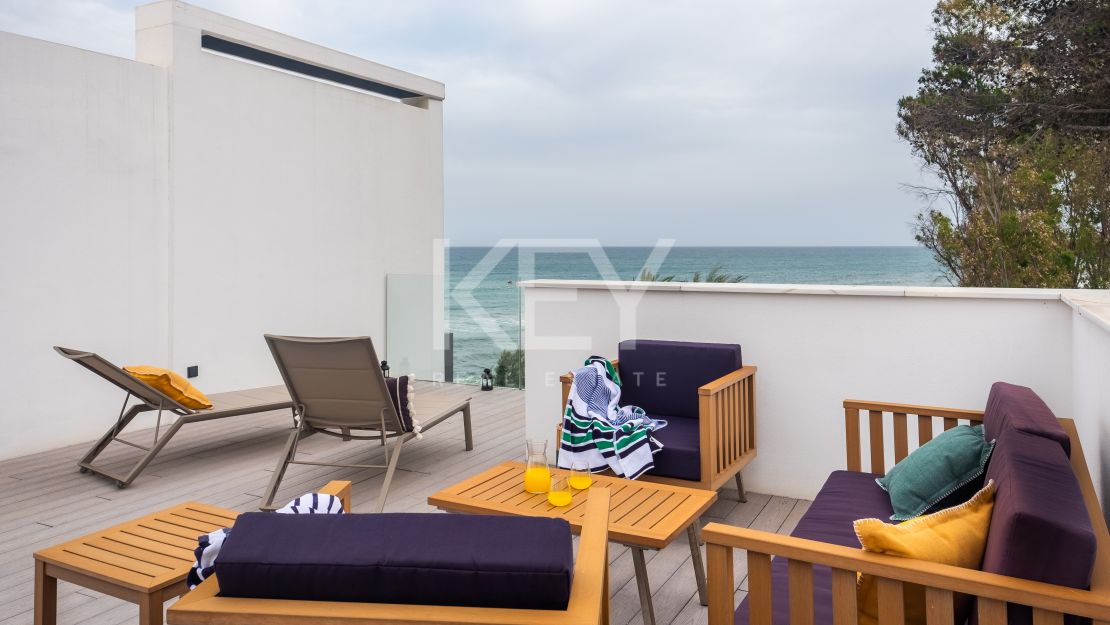 Luxury Beachfront Townhouse With Panoramic Sea Views, THE ISLAND, Estepona