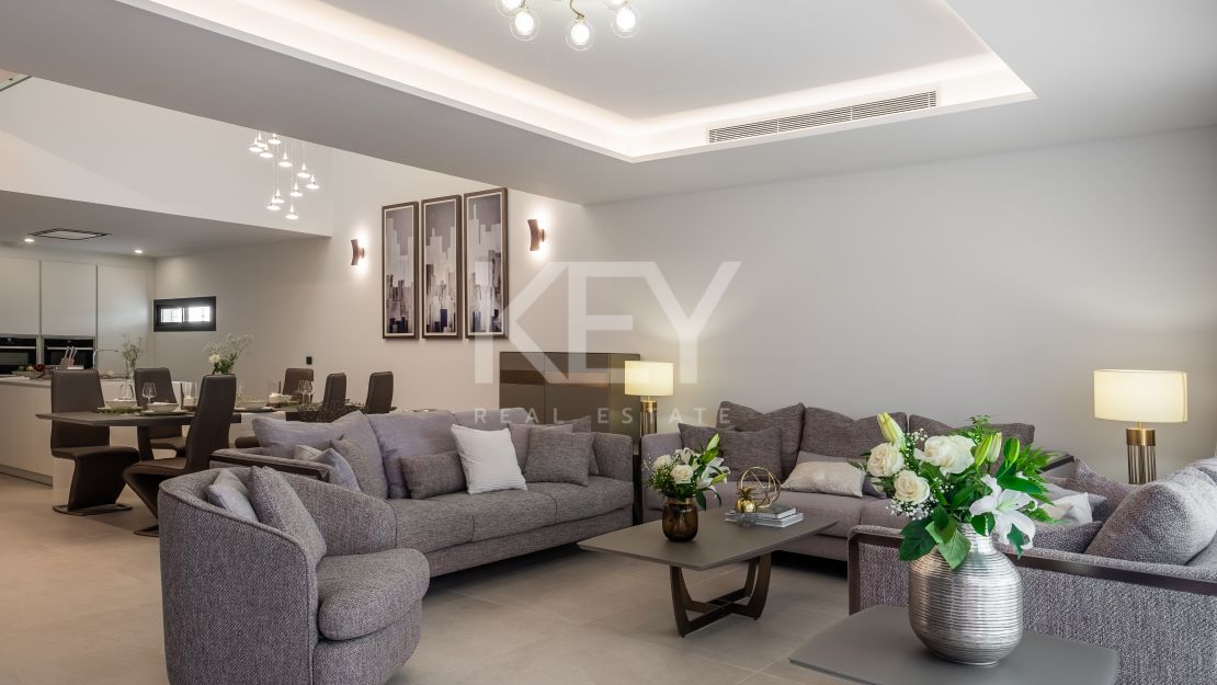 Luxury Beachfront Townhouse With Panoramic Sea Views, THE ISLAND, Estepona