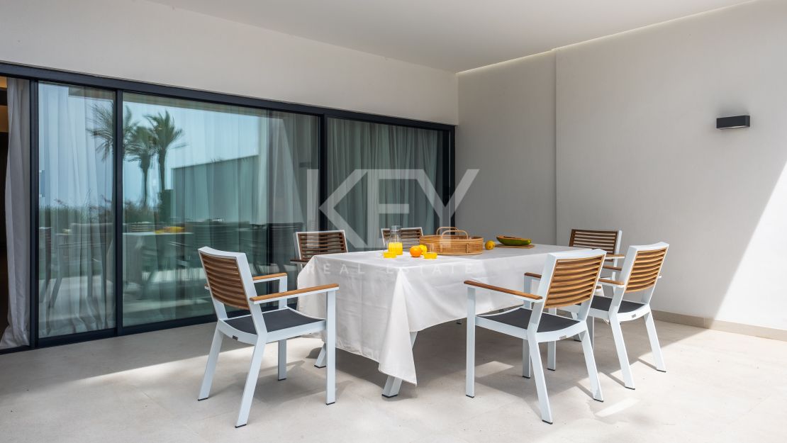 Luxury Beachfront Townhouse With Panoramic Sea Views, THE ISLAND, Estepona