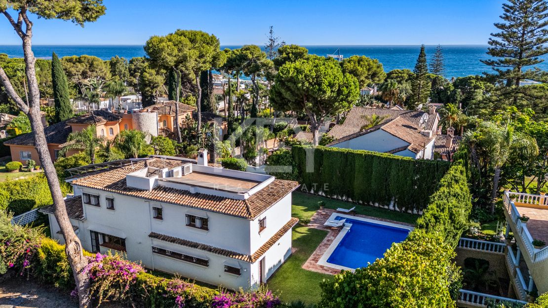 Five-Bedroom Beachside Villa for Sale in Los Monteros Playa, Marbella East