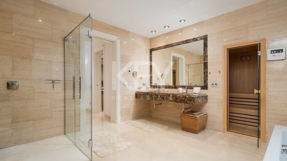 Luxury beachside villa for sale in Guadalmina Baja, Marbella