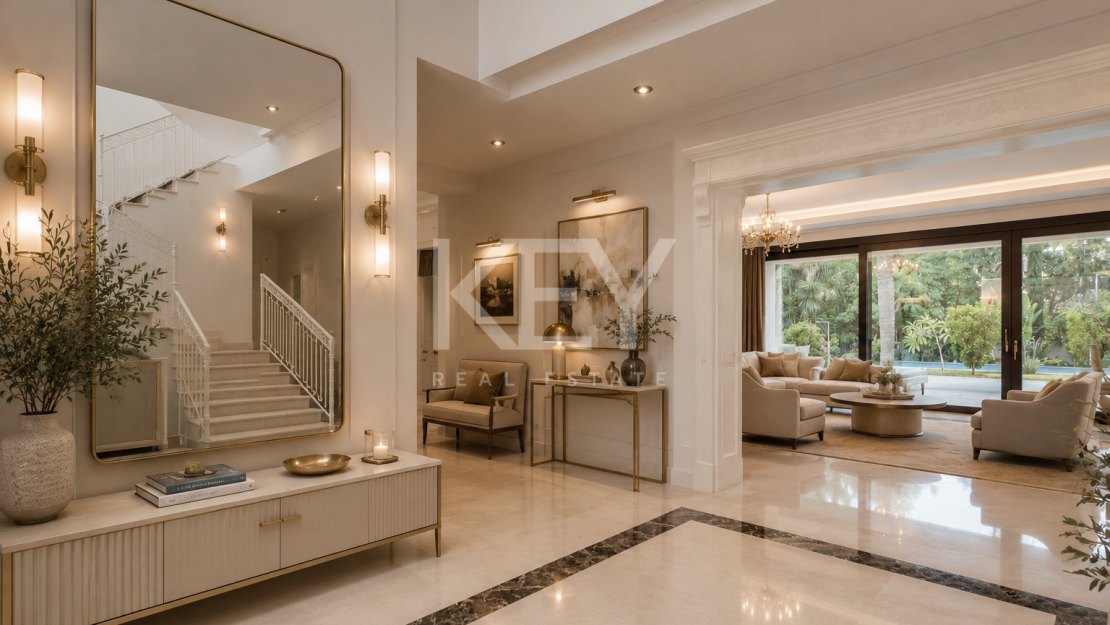 Luxury beachside villa for sale in Guadalmina Baja, Marbella