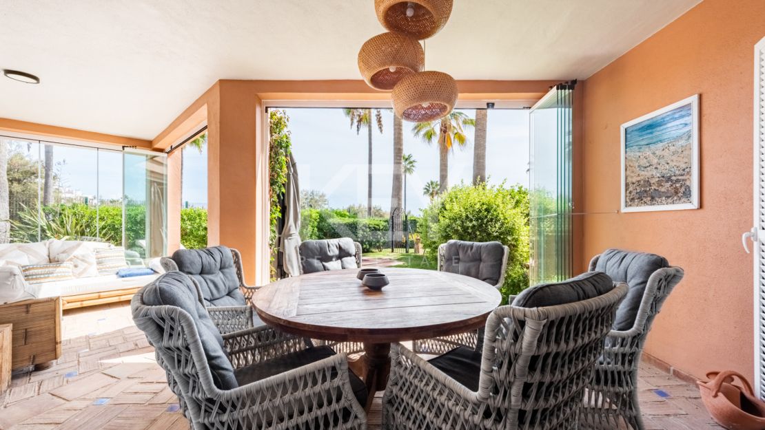 Unique Beachfront Semi-Detached Villa For Sale In Casares With Private Pool And Sea Views