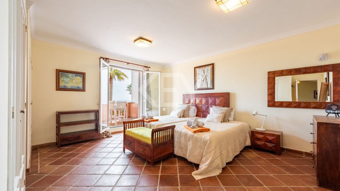 Unique Beachfront Semi-Detached Villa For Sale In Casares With Private Pool And Sea Views