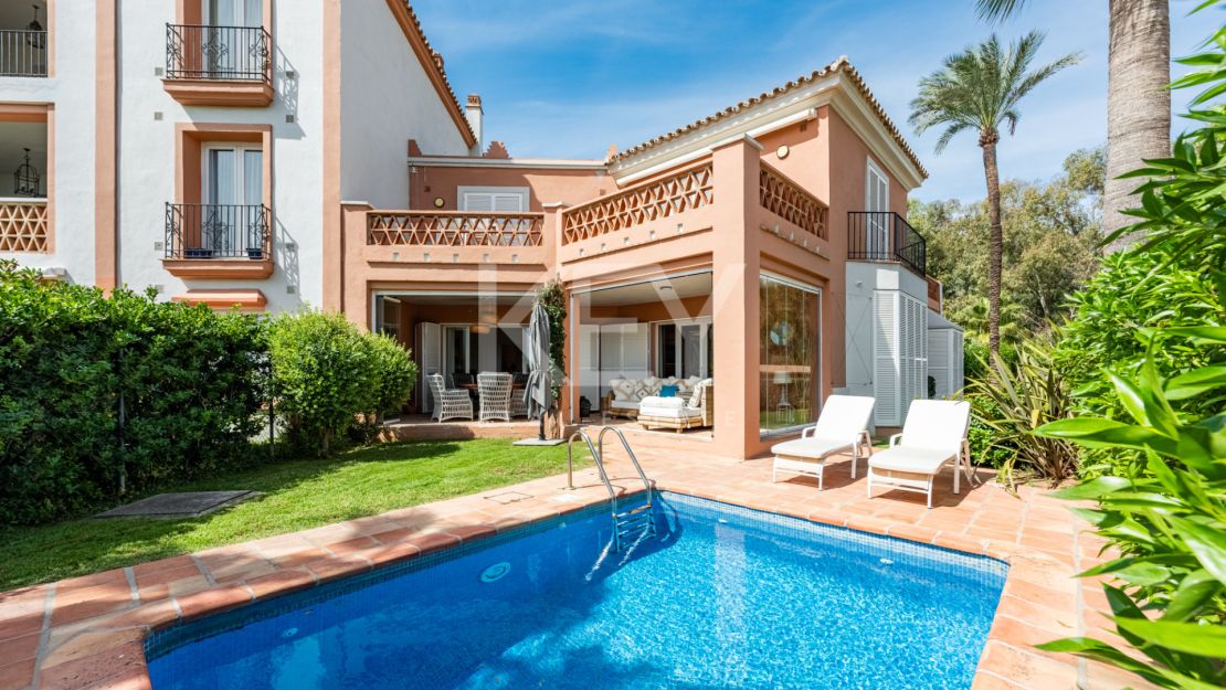 Unique Beachfront Semi-Detached Villa For Sale In Casares With Private Pool And Sea Views