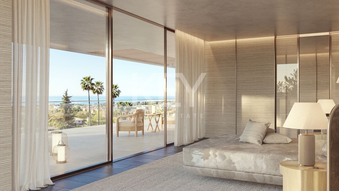 Luxury Three-Bedroom Penthouse For Sale in  Armani Residences in Marbella Golden Mile