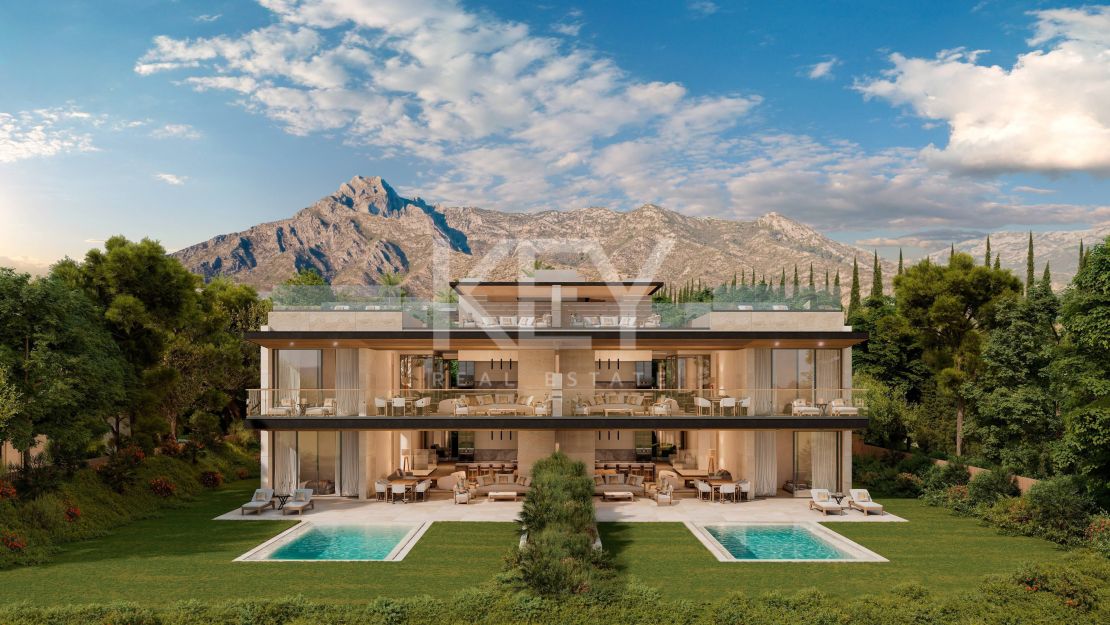 Luxury Three-Bedroom Penthouse For Sale in  Armani Residences in Marbella Golden Mile