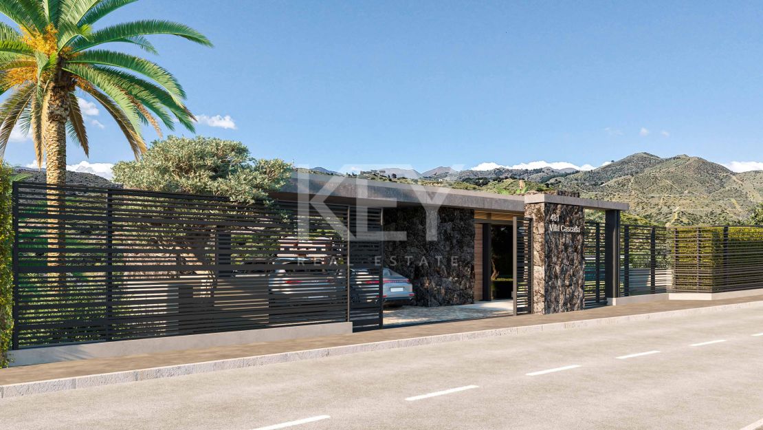 Contemporary sea view villa for sale in El Rosario, Marbella East