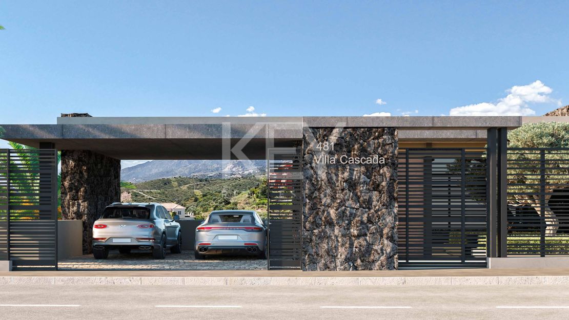 Contemporary sea view villa for sale in El Rosario, Marbella East