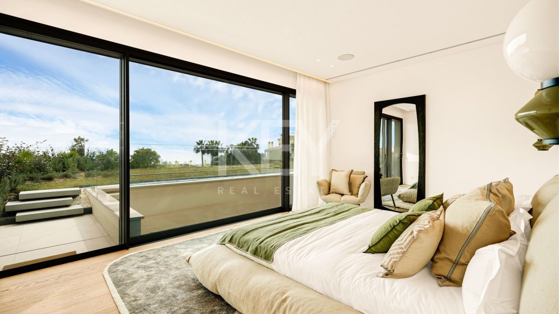 Contemporary sustainable villa with panoramic sea views in Cascada de Camoján, Marbella Golden Mile