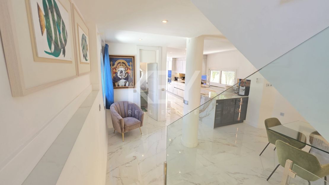Modern renovated villa for rent near Puerto Banús in Nueva Andalucía, Marbella