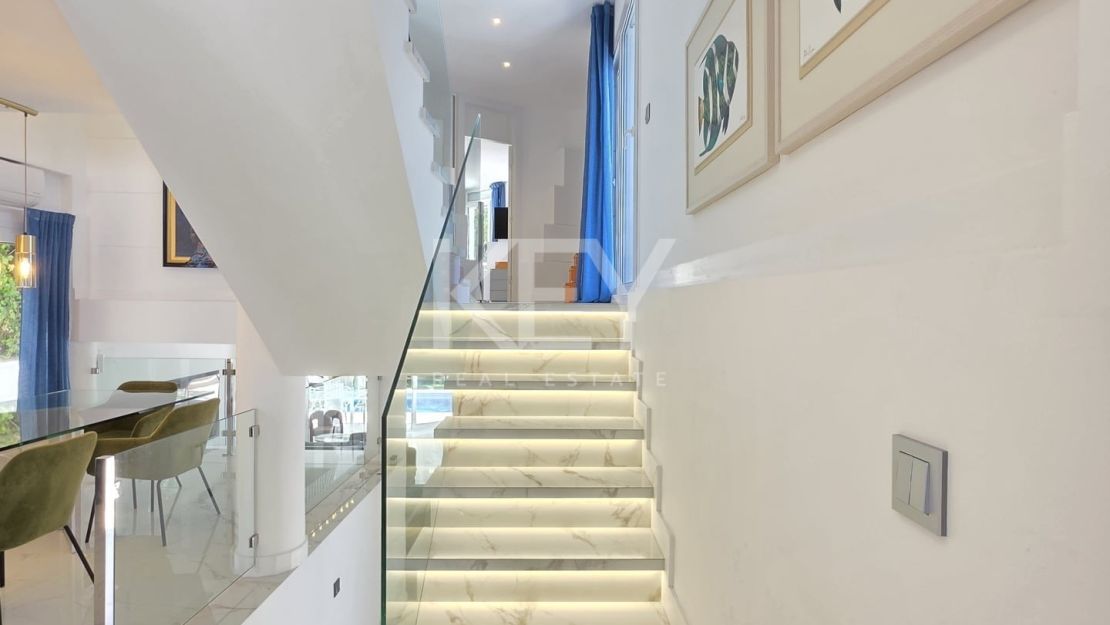 Modern renovated villa for rent near Puerto Banús in Nueva Andalucía, Marbella