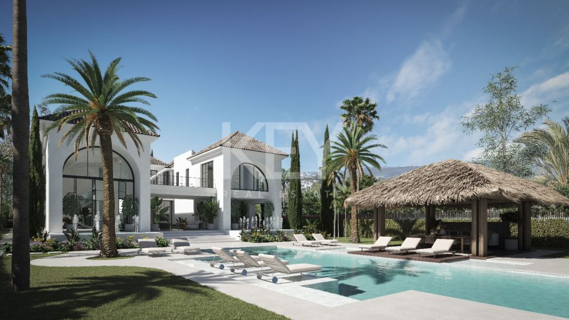 Plot with a villa project with exceptional potential in Nueva Andalucia