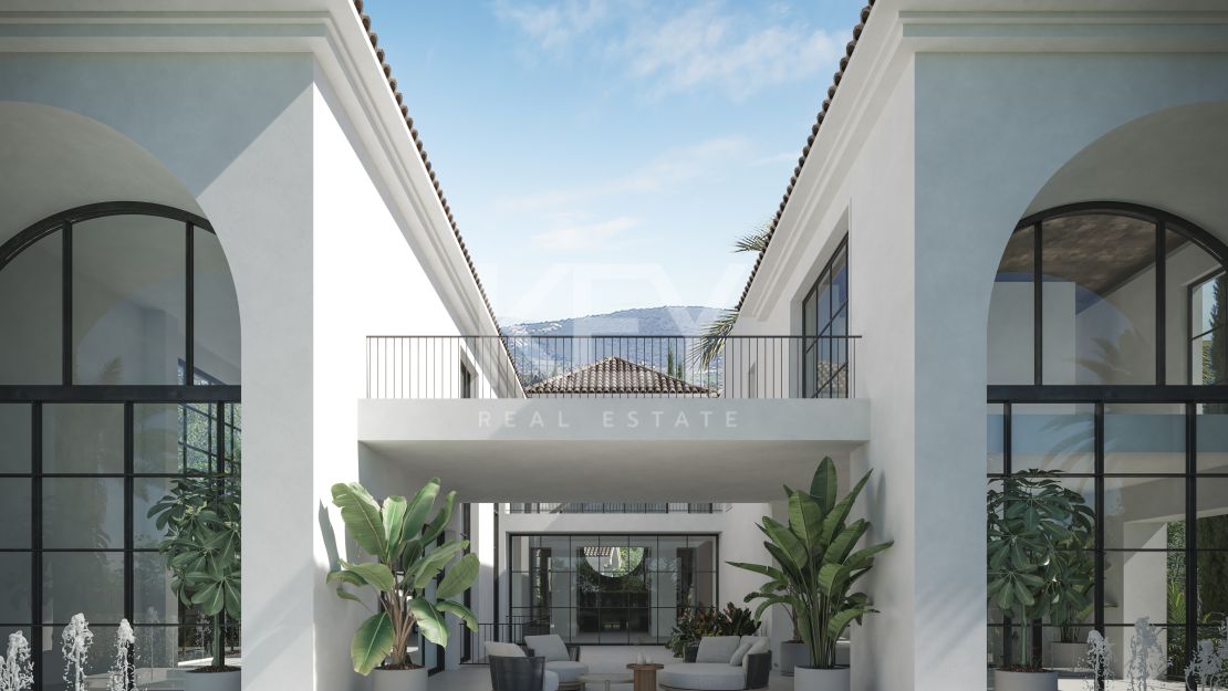 Plot with a villa project with exceptional potential in Nueva Andalucia