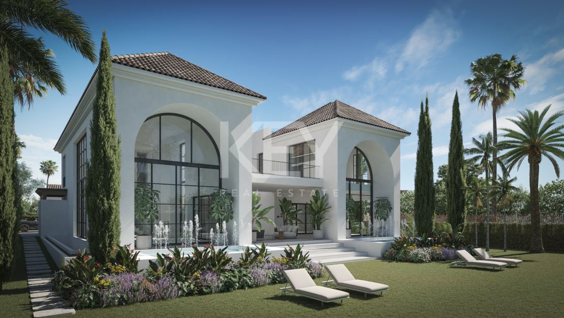 Plot with a villa project with exceptional potential in Nueva Andalucia