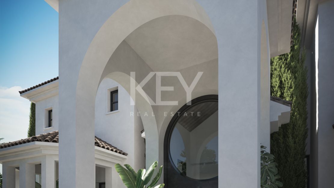 Plot with a villa project with exceptional potential in Nueva Andalucia