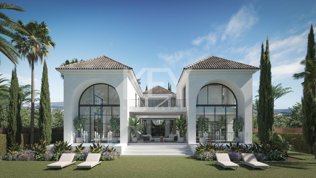 Plot with a villa project with exceptional potential in Nueva Andalucia