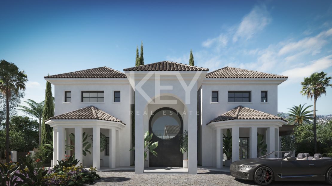 Plot with a villa project with exceptional potential in Nueva Andalucia