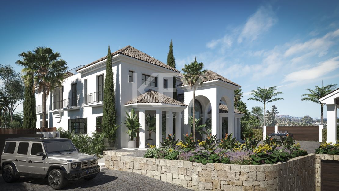 Plot with a villa project with exceptional potential in Nueva Andalucia