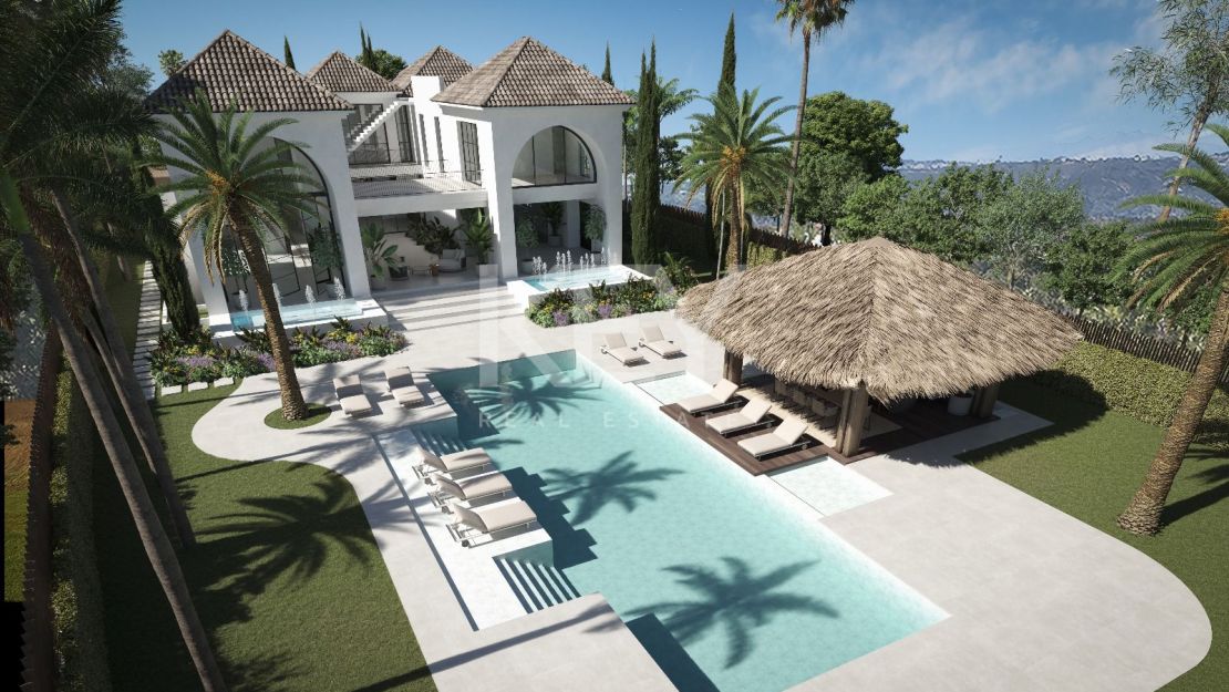 Plot with a villa project with exceptional potential in Nueva Andalucia