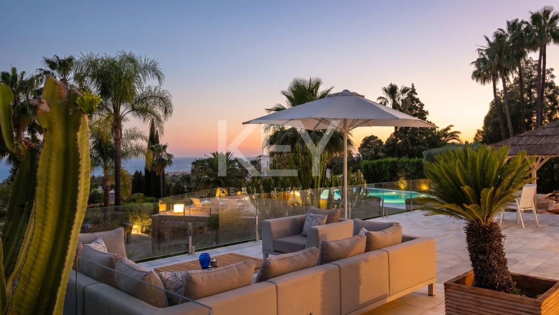 Luxury Mediterranean villa with sea views in Marbella East