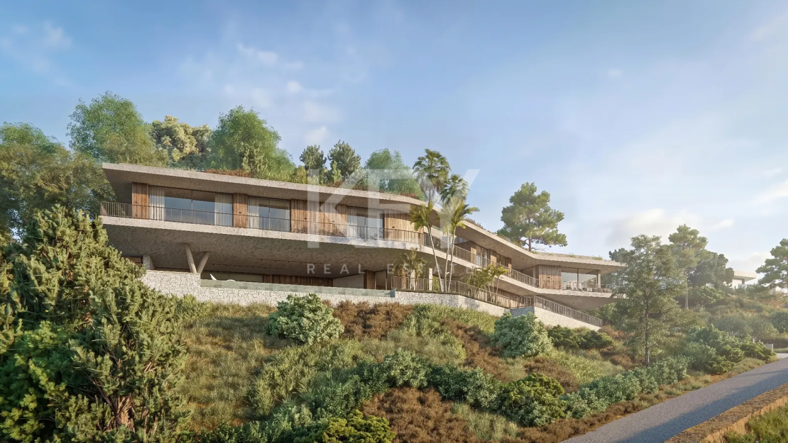 Luxury contemporary villa with panoramic sea views in Monte Mayor, Benahavis