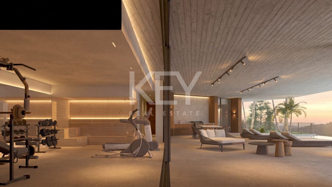 Luxury contemporary villa with panoramic sea views in Monte Mayor, Benahavis