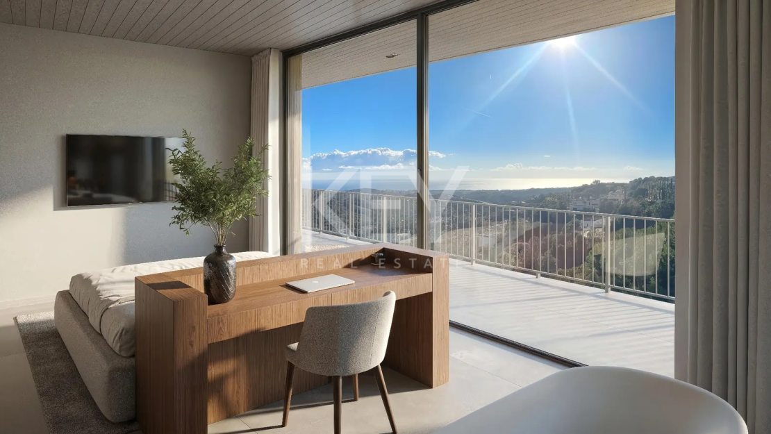 Luxury contemporary villa with panoramic sea views in Monte Mayor, Benahavis